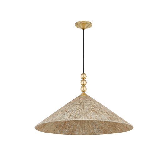 SONG Pendant in AGED BRASS Finish