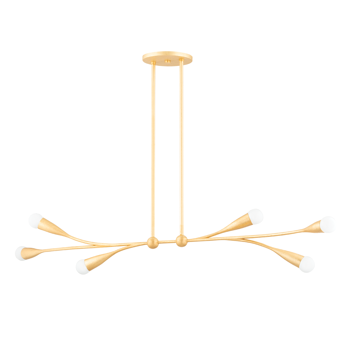 Elsa Linear in Gold Leaf Finish