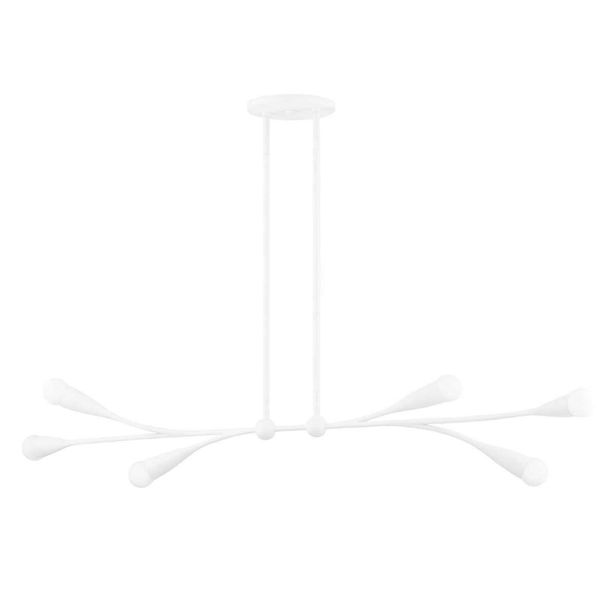 Elsa Linear in TEXTURED WHITE Finish