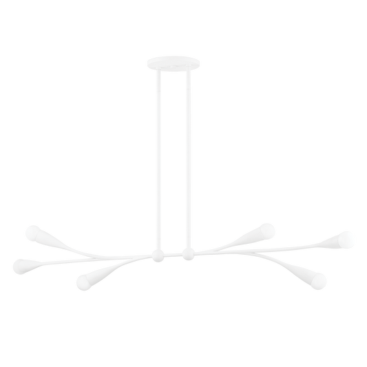 Elsa Linear in TEXTURED WHITE Finish