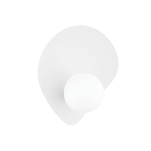 Leni Wall Sconce in TEXTURED WHITE Finish