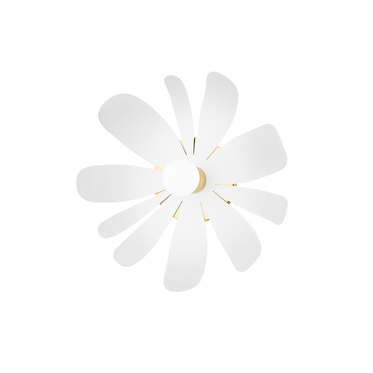 Twiggy Bath and Vanity in AGED BRASS/TEXTURED WHITE Finish