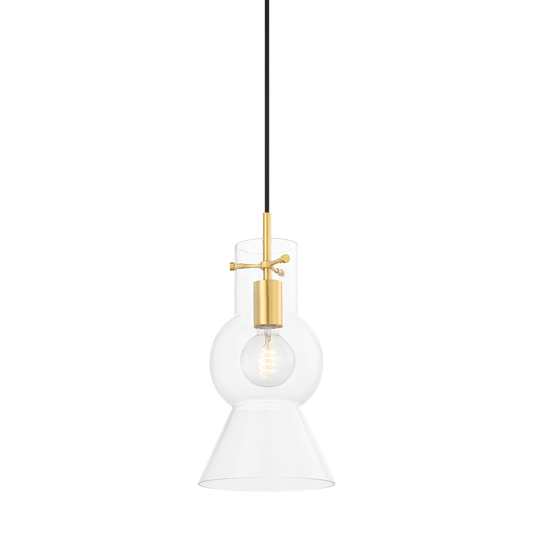 MIRABEL Pendant in Aged Brass Finish