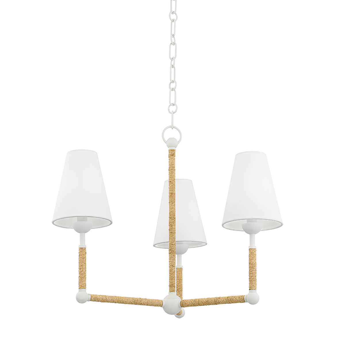 Mariana Chandelier in TEXTURED WHITE Finish
