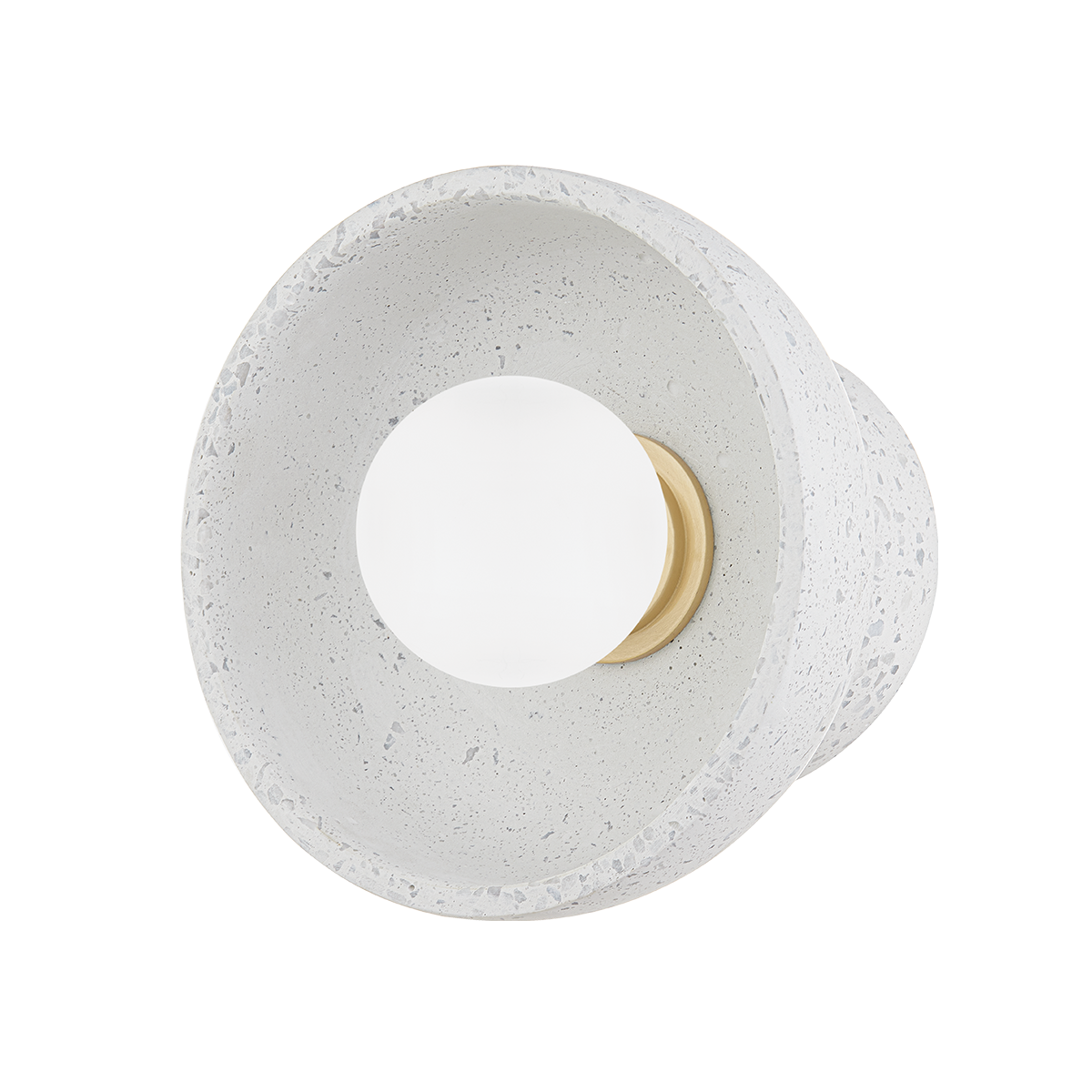 Margaret Wall Sconce in Aged Brass Finish