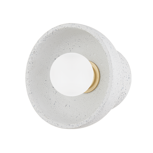 Margaret Wall Sconce in Aged Brass Finish