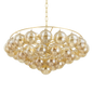 Mimi Chandelier in Aged Brass Finish