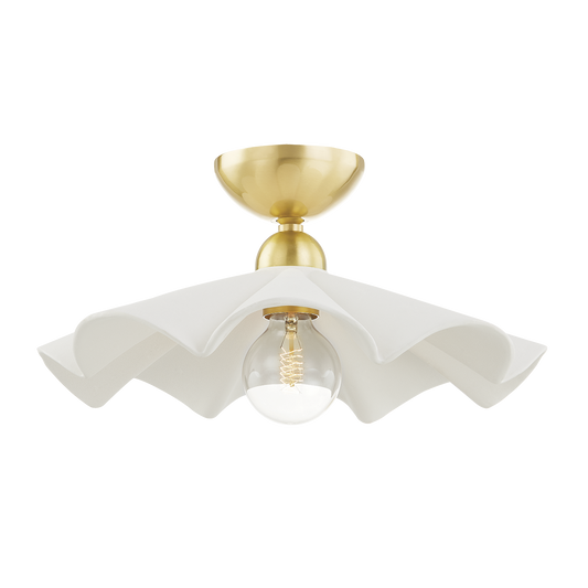 Maisie Pendant in Aged Brass Finish