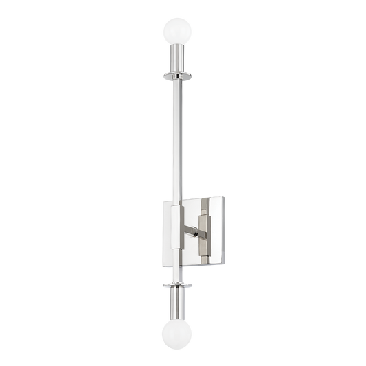MILANA Wall Sconce in Polished Nickel Finish