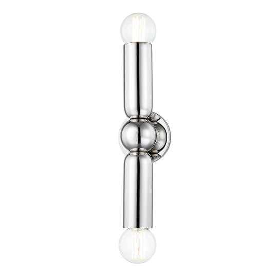 LOLLY Wall Sconce in Polished Nickel Finish
