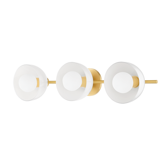 BELLE Bath And Vanity in Aged Brass Finish