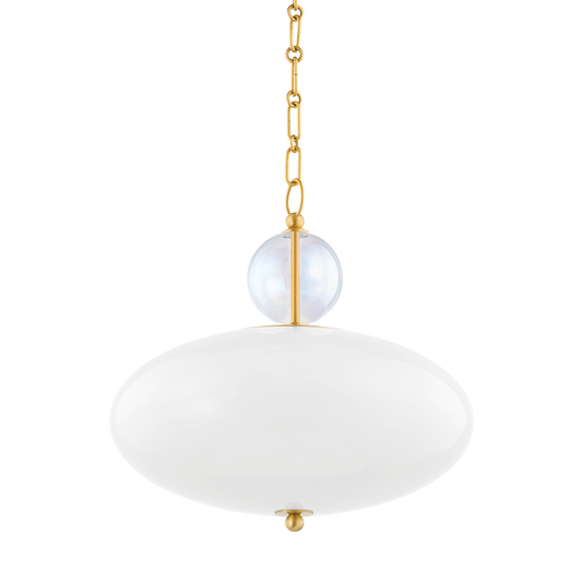 VIVIANA Pendant in Aged Brass Finish