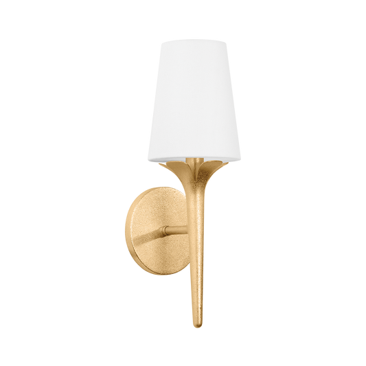 EMILY Wall Sconce in Gold Leaf Finish