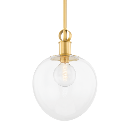 ANNA Pendant in Aged Brass Finish