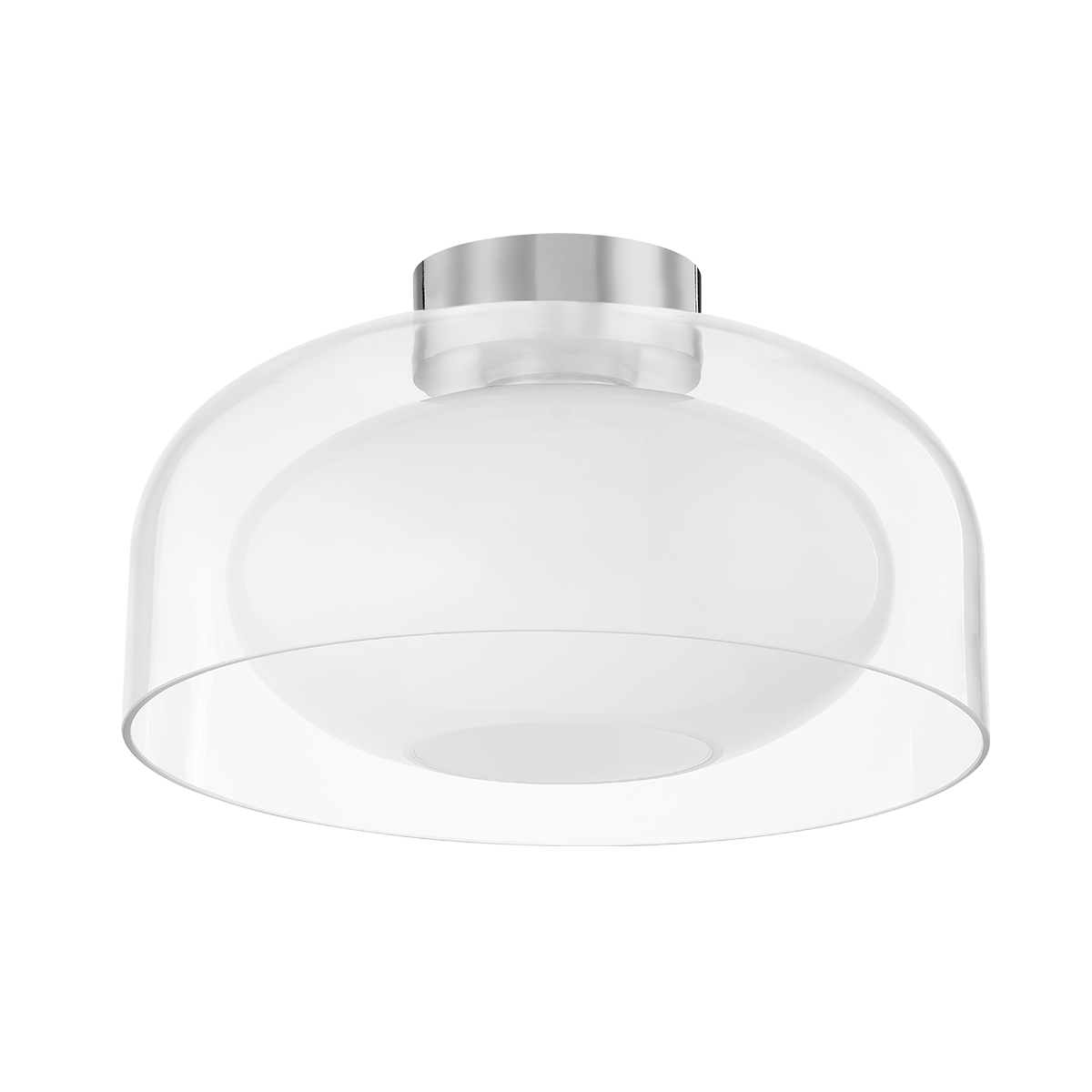 GIOVANNA Flush Mount in Polished Nickel Finish