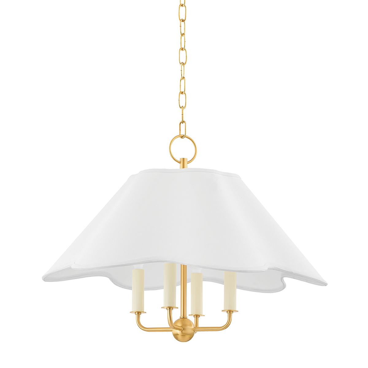 ROSANNA Pendant in Aged Brass Finish