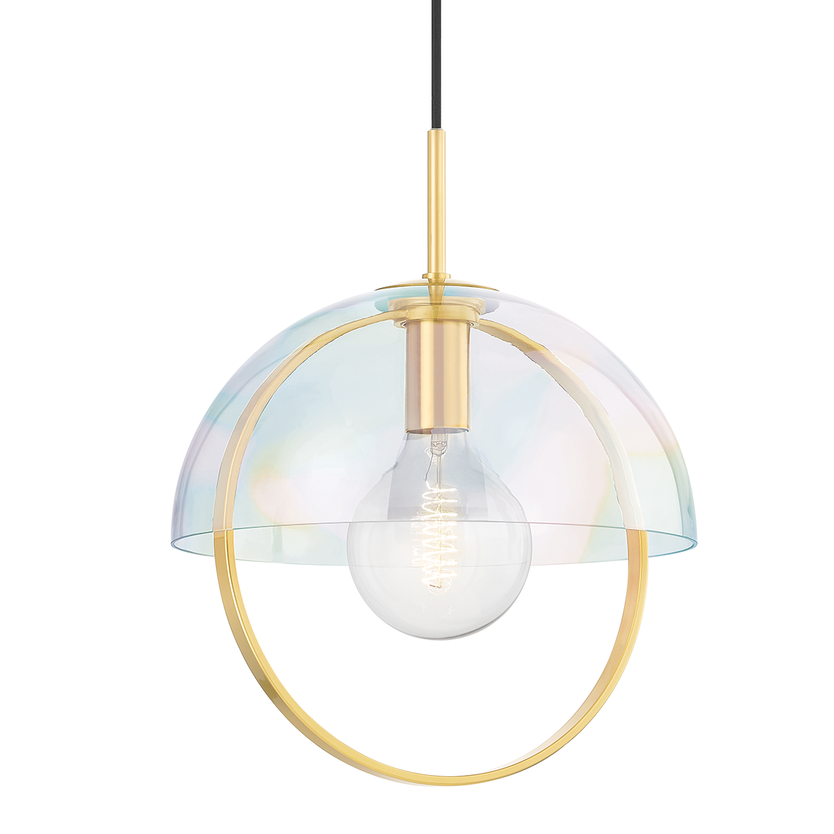 MERIAH Pendant in Aged Brass Finish