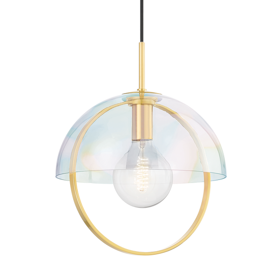 MERIAH Pendant in Aged Brass Finish