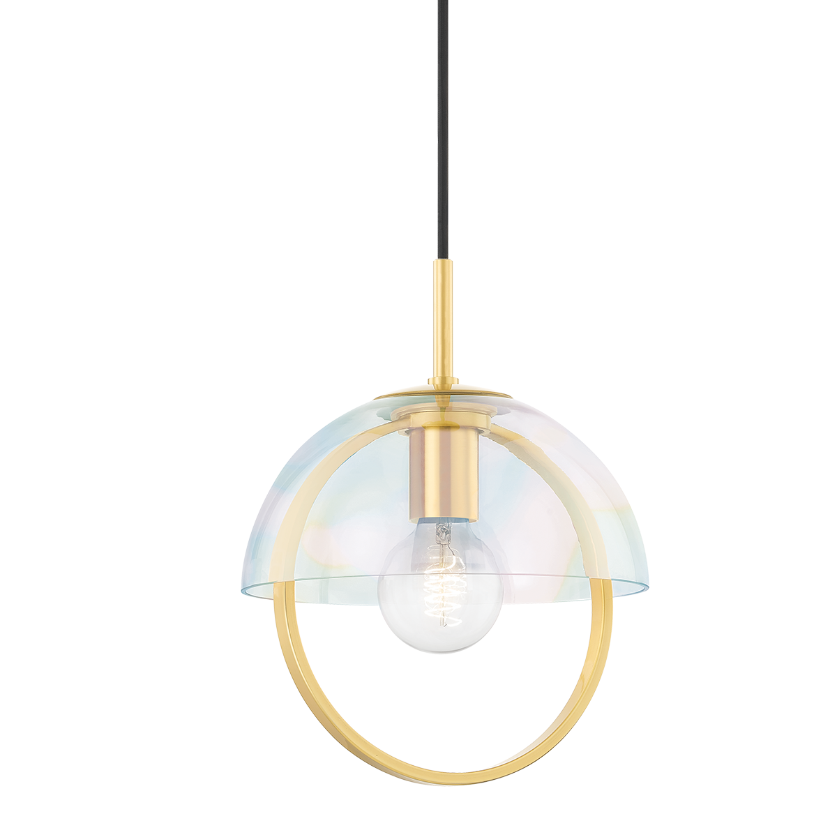 MERIAH Pendant in Aged Brass Finish