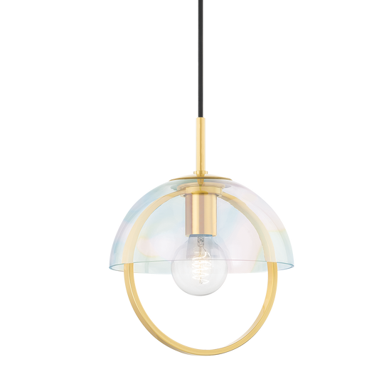 MERIAH Pendant in Aged Brass Finish