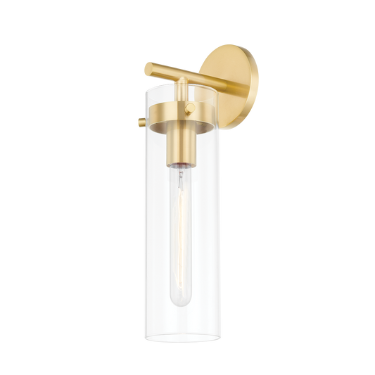 HAISLEY Wall Sconce in Aged Brass Finish