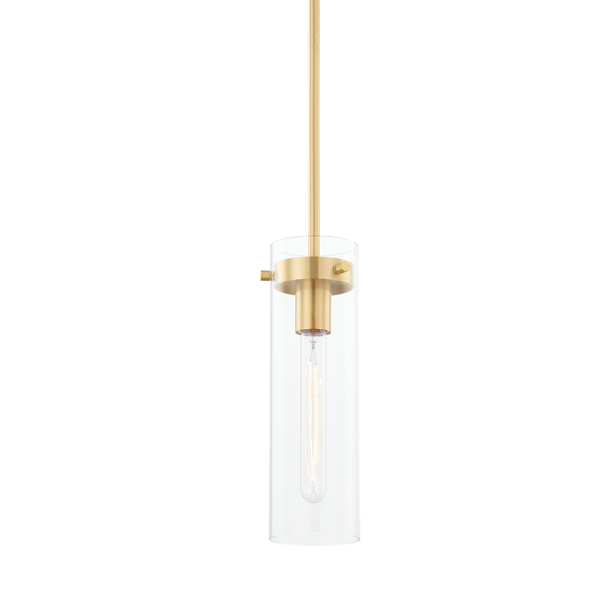 HAISLEY Pendant in Aged Brass Finish