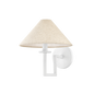 GLADWYNE Wall Sconce in TEXTURED WHITE Finish