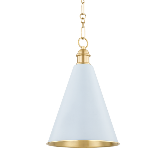 FENIMORE Pendant in Aged Brass Finish