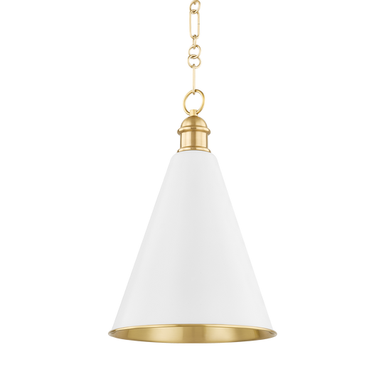 FENIMORE Pendant in Aged Brass Finish