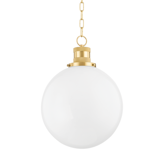BEVERLY Pendant in Aged Brass Finish