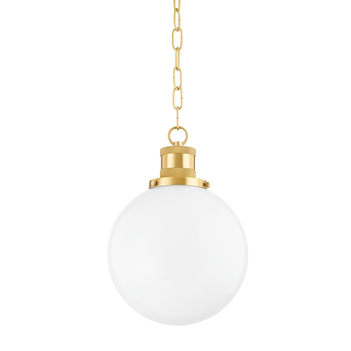 BEVERLY Pendant in Aged Brass Finish