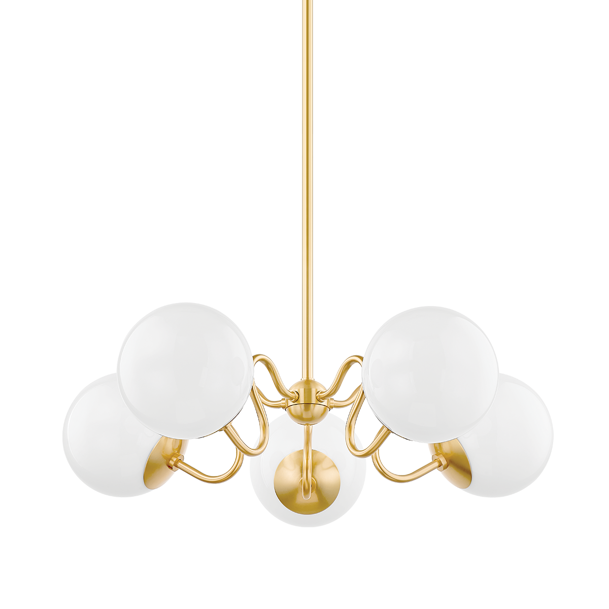 HAVANA Chandelier in Aged Brass Finish