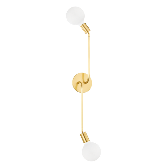 BLAKELY Wall Sconce in Aged Brass Finish