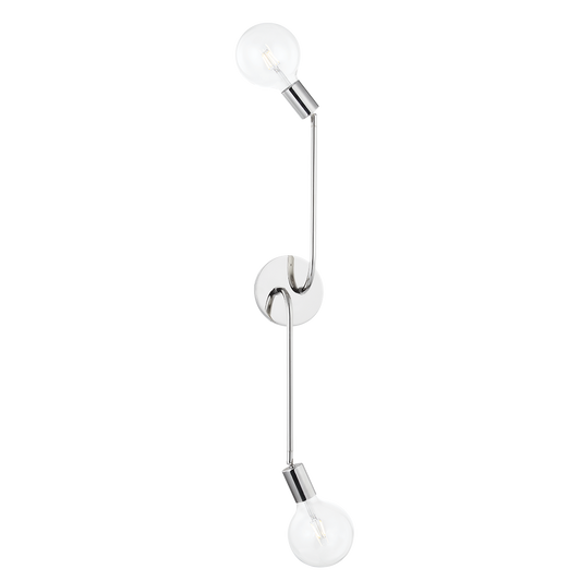 BLAKELY Wall Sconce in Polished Nickel Finish