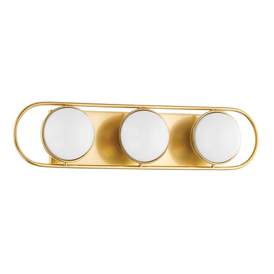 AMY Bath And Vanity in Aged Brass Finish