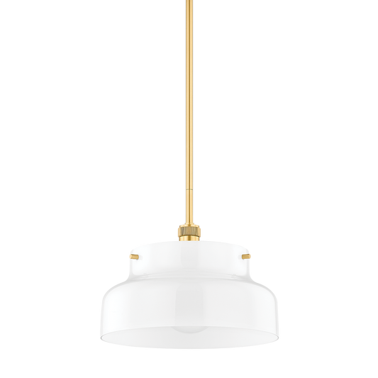 LUELLA Pendant in Aged Brass Finish