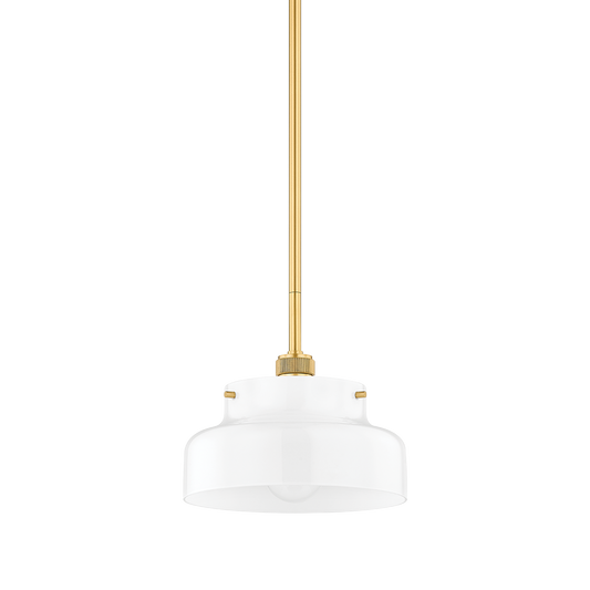 LUELLA Pendant in Aged Brass Finish
