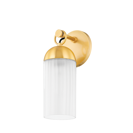 EMORY Wall Sconce in Aged Brass Finish