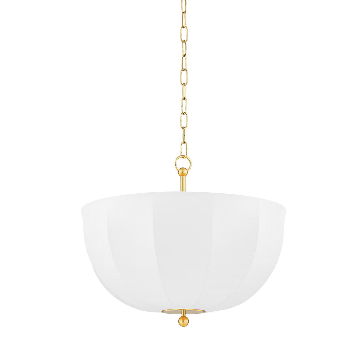 MESHELLE Pendant in Aged Brass Finish