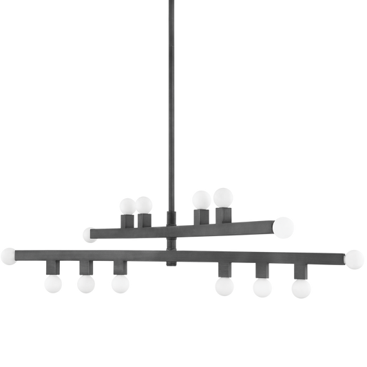 SUTTER Chandelier in Graphite Finish