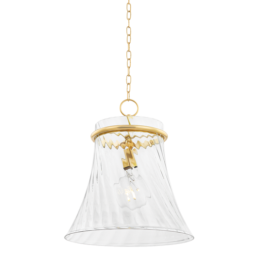 CANTANA Pendant in Aged Brass Finish
