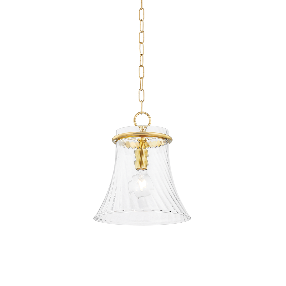 CANTANA Pendant in Aged Brass Finish
