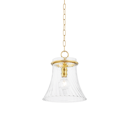 CANTANA Pendant in Aged Brass Finish