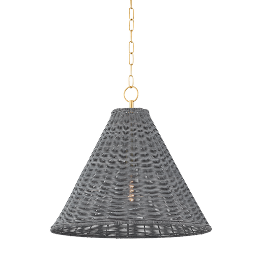 DESTINY Pendant in Aged Brass Finish