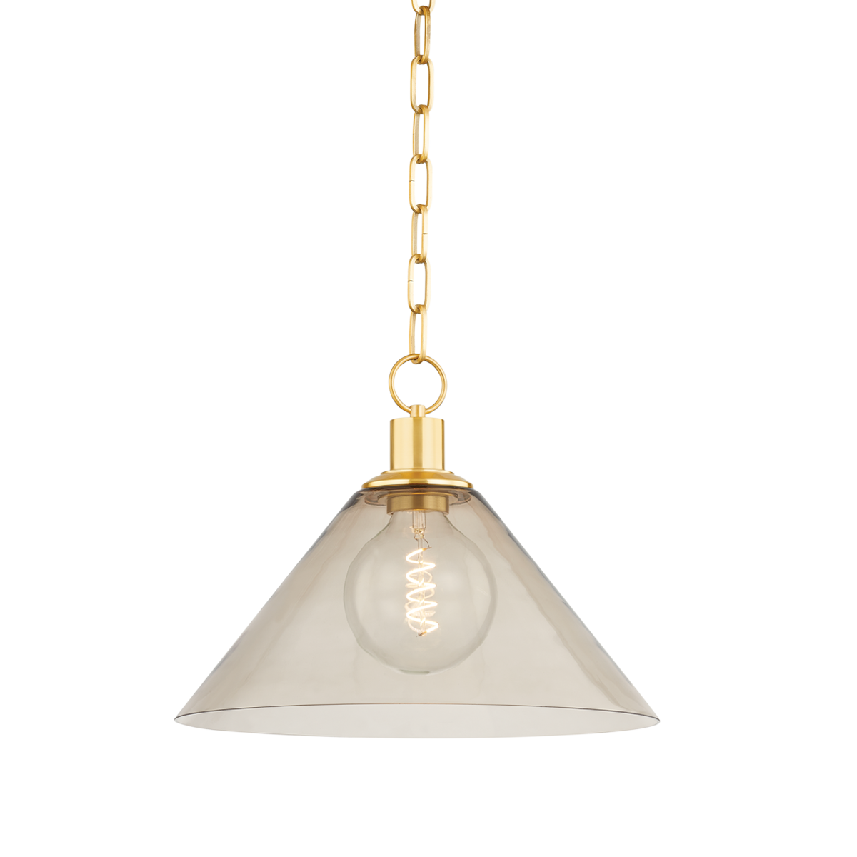 ANNIEBEE Pendant in Aged Brass Finish