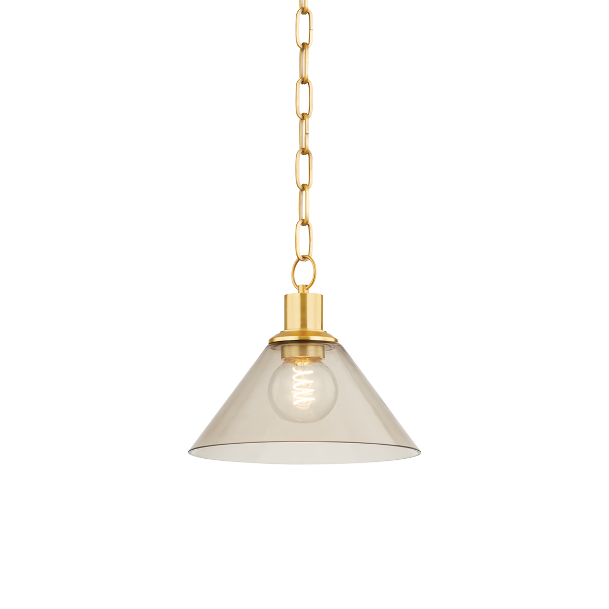 ANNIEBEE Pendant in Aged Brass Finish