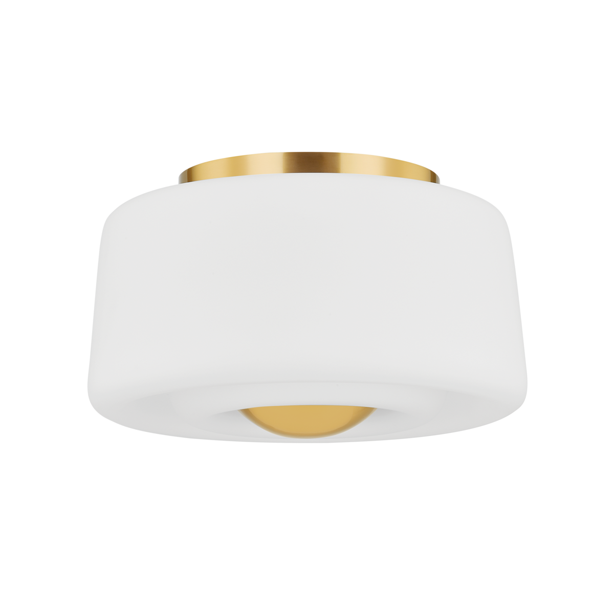 CIELA Flush Mount in Aged Brass Finish