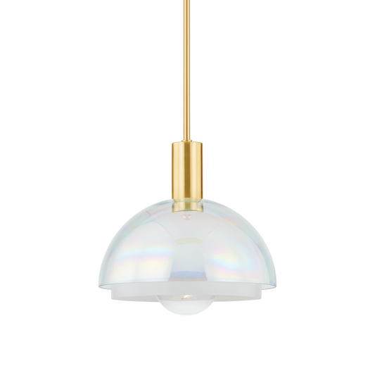 MODENA PENDANT in Aged Brass Finish