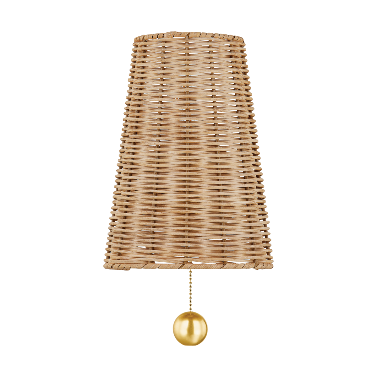 NAIDA Wall Sconce in Aged Brass Finish