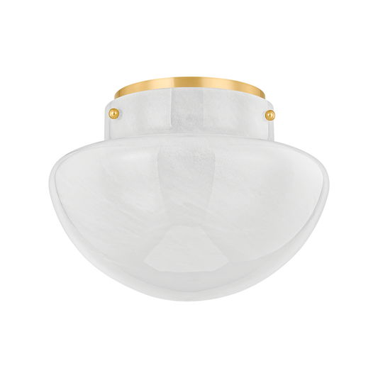 LILOU Flush Mount in Aged Brass Finish